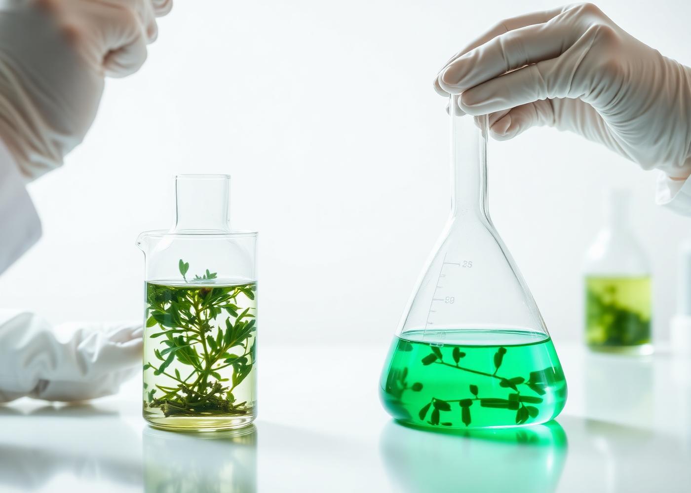 Laboratory testing of herbal extracts